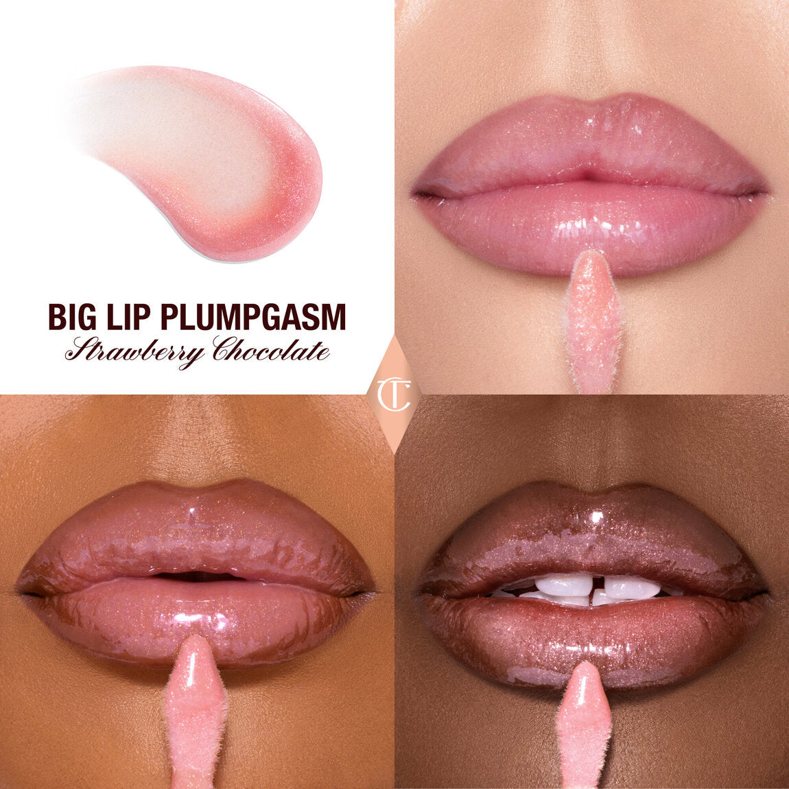 Charlotte Tilbury Plumpgasm lip gloss гланц за обем