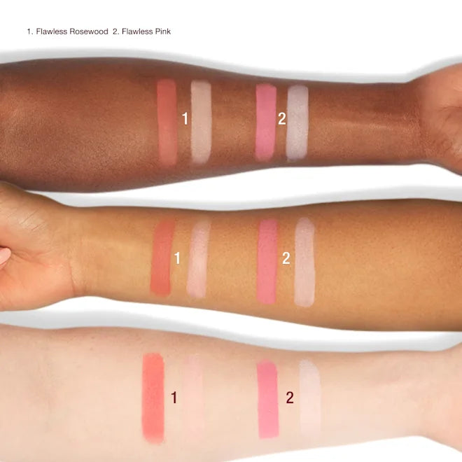 Charlotte Tilbury Pillowtalk Beauty Soulmates Face Palette палитра руж и пудра